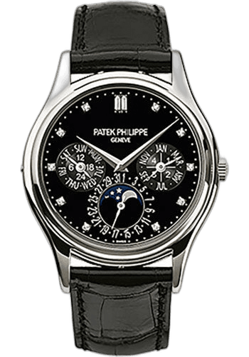 Patek Philippe Grand Complications Platinum — Ebony Perpetual Calendar Moonphase | Ref. 5140P-013