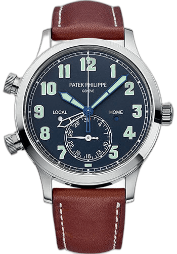 Patek Philippe Grand Complications White Gold — Calatrava Pilot Travel Time | Ref. 5524G-001