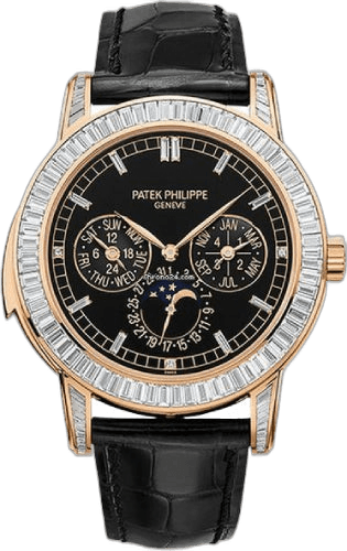 Patek Philippe Grand Complications Rose Gold & Diamonds — Black Diamond-Set Dial | Ref. 5073R-001