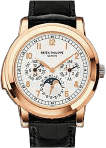 Patek Philippe Grand Complications Rose Gold — White Arabic Day-Date Moon Phase | Ref. 5074R-012