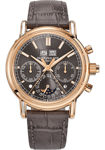 Patek Philippe Grand Complications Rose Gold — Slate Grey Dial Split-Seconds Perpetual Calendar | Ref. 5204R-011