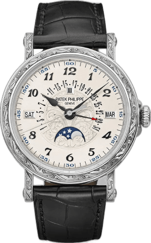 Patek Philippe Grand Complications White Gold — Silver Opaline Dial | Ref. 5160/500G-001
