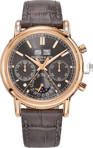 Patek Philippe Grand Complications Rose Gold — Slate Grey Split-Seconds Perpetual Calendar | Ref. 5204R-011