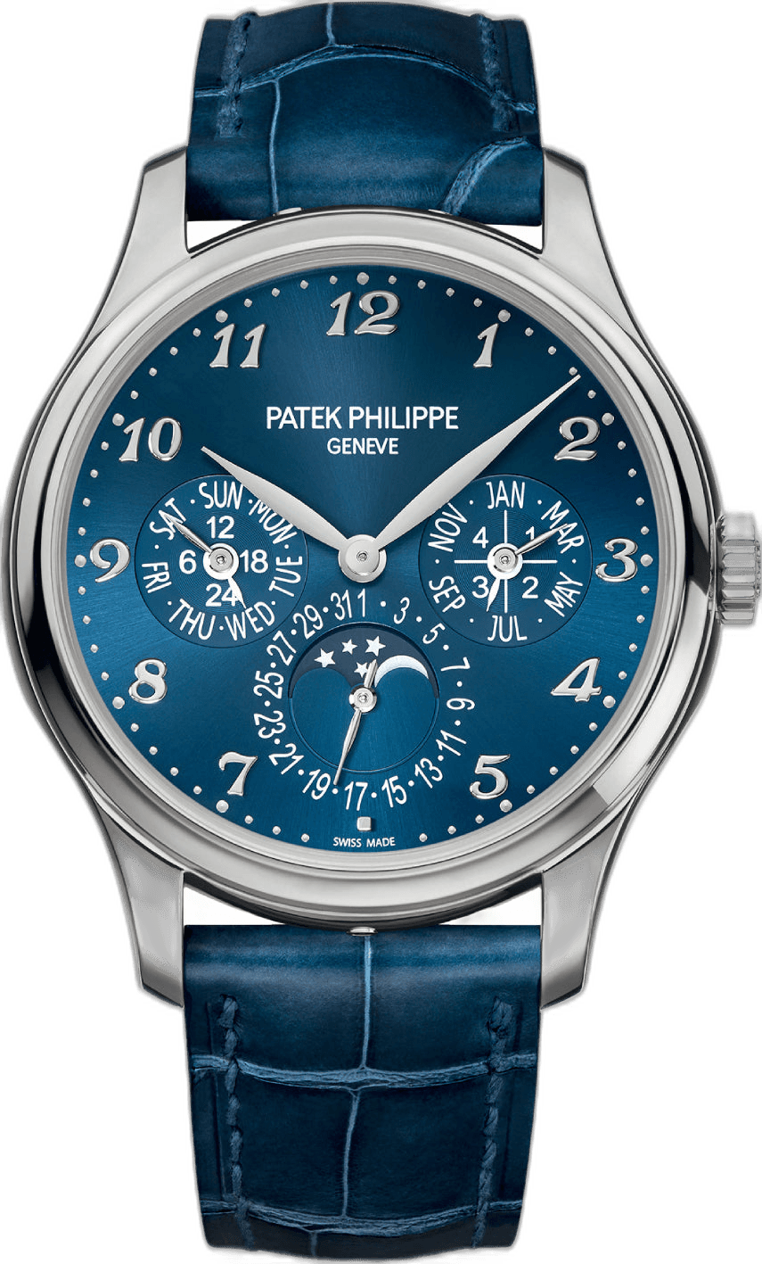 Patek Philippe Grand Complications White Gold — Blue Perpetual Calendar Dial | Ref. 5327G-001