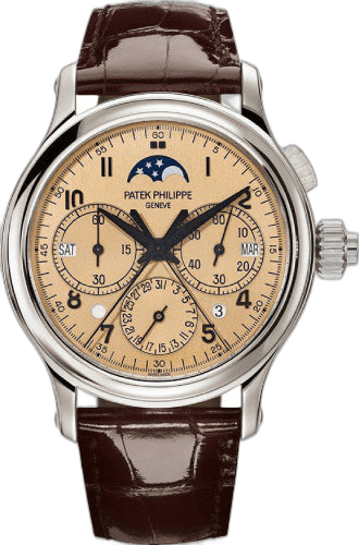 Patek Philippe Grand Complications Platinum — Pink Dial Split-Seconds Perpetual Calendar | Ref. 5372P-010