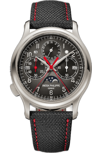 Patek Philippe Grand Complications Platinum — Grey Dial Split-Seconds Perpetual Calendar | Ref. 5373P-001