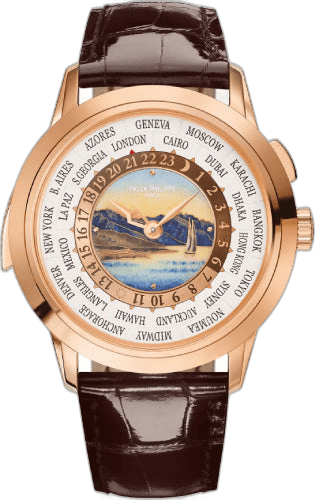 Patek Philippe Grand Complications Rose Gold — White Dial World Time | Ref. 5531R-001