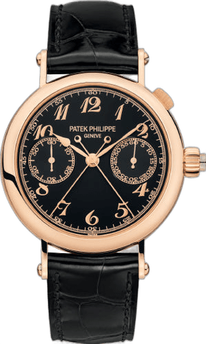 Patek Philippe Grand Complications Rose Gold — Black Opaline Arabic Split-Seconds Chronograph | Ref. 5959R-001