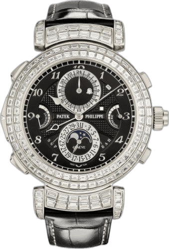 Patek Philippe Grand Complications White Gold — Black Dial | Ref. 6300/400G-001