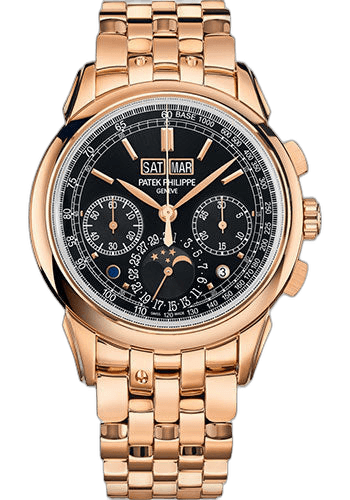 Patek Philippe Grand Complications Rose Gold — Ebony Black Perpetual Calendar Chronograph | Ref. 5270/1R-001