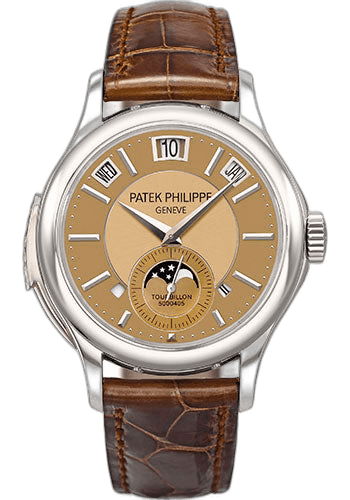 Patek Philippe Grand Complications Platinum — Bronze Dial Tourbillon Minute Repeater Perpetual Calendar | Ref. 5207P-001