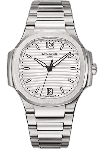 Patek Philippe Nautilus Ladies Steel — Silvery Opaline Automatic | Ref. 7118/1A-010