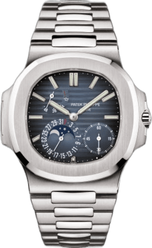 Patek Philippe Nautilus Steel — Blue Moon Phase Dial | Ref. 5712/1A-001