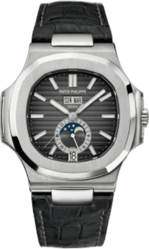 Patek Philippe Nautilus Steel — Black Dial Annual Calendar | Ref. 5726A-001