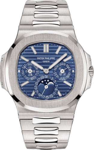 Patek Philippe Nautilus White Gold — Perpetual Calendar Blue Dial | Ref. 5740/1G-001