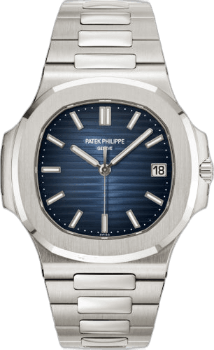 Patek Philippe Nautilus White Gold — Blue/Black Graduated Dial | Ref. 5811/1G-001