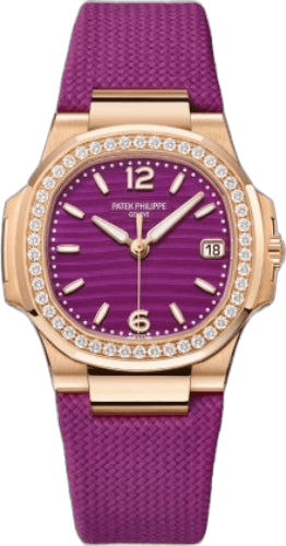 Patek Philippe Nautilus Rose Gold — Purple Dial Ladies' Timepiece | Ref. 7010R-013
