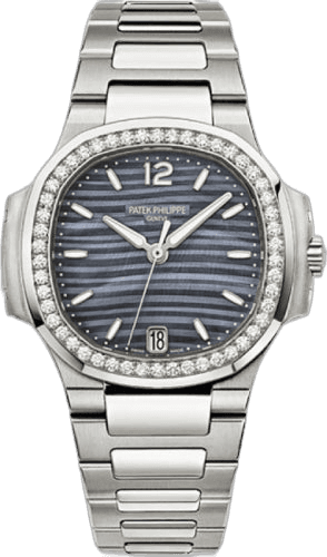 Patek Philippe Nautilus Steel & Diamonds — Blue Dial Ladies | Ref. 7018/1A-010
