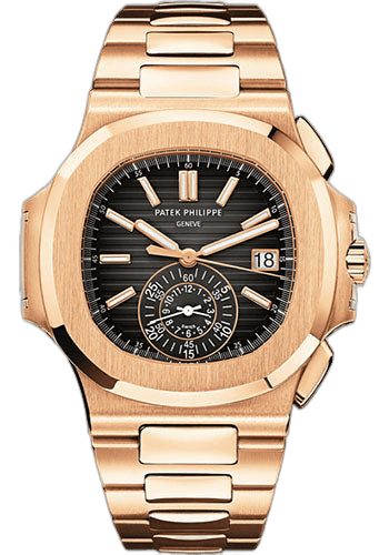 Patek Philippe Nautilus Rose Gold — Black Gradient Dial Chronograph | Ref. 5980/1R
