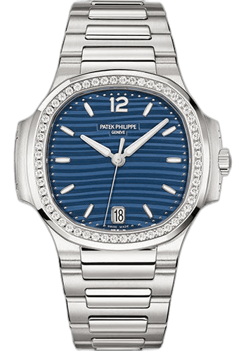 Patek Philippe Nautilus Steel — Golden Opaline Diamond-Bezel Dial | Ref. 7118/1200A-001