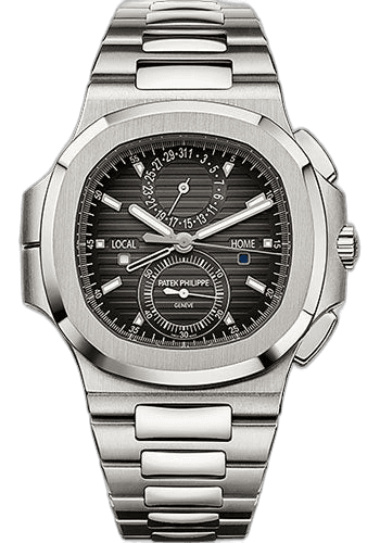 Patek Philippe Nautilus Stainless Steel — Blue Dial Travel Time Chronograph | Ref. 5990/1A-001