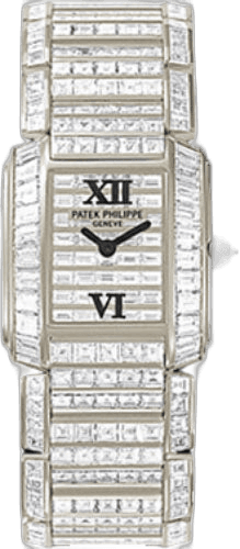 Patek Philippe Twenty~4 White Gold — Diamond Pavé Dial | Ref. 4908/101G-001