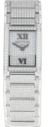 Patek Philippe Twenty~4 White Gold/Diamonds — Diamond Pavé Dial | Ref. 4909/50G-001