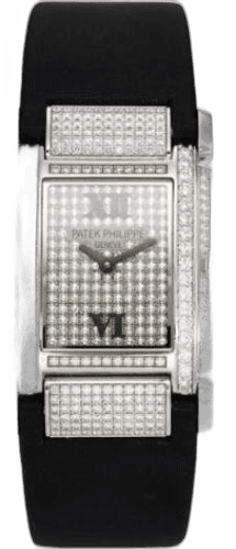Patek Philippe Twenty~4 White Gold & Diamonds — Diamond Pavé Dial | Ref. 4910G-001