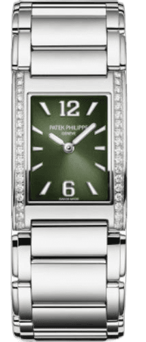 Patek Philippe Twenty~4 Steel — Olive Green Dial | Ref. 4910/1200A-011