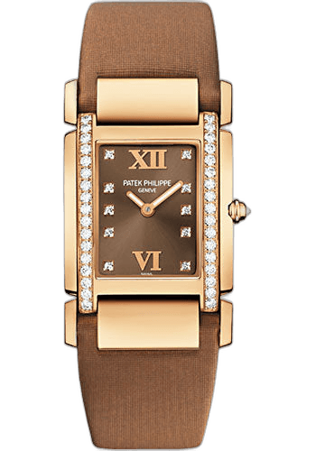 Patek Philippe Twenty~4 Rose Gold — Diamond-Set Elegance | Ref. 4920R-001