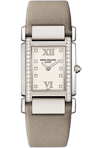 Patek Philippe Twenty~4 White Gold — Diamond-Set Dial & Crown | Ref. 4920G-010