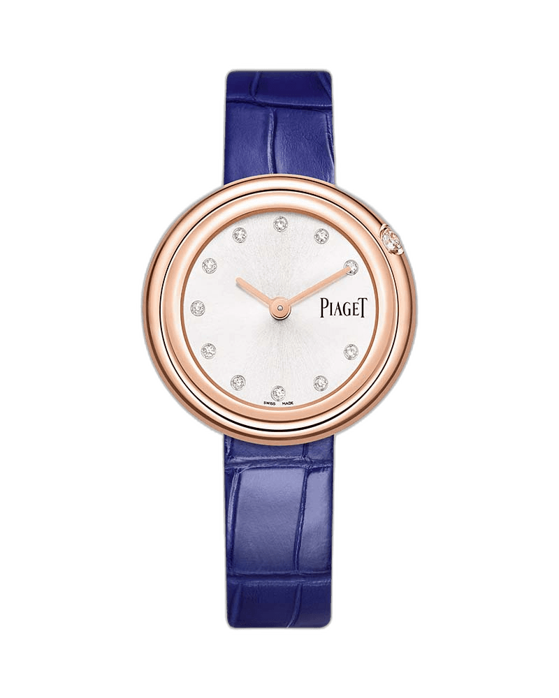 Piaget Possession Rose Gold — Diamond-Set Vivacity with Blue Leather | Ref. G0A44091