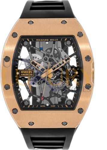 Americas TORO Americas "Gold Toro" Rose Gold | RM035 Skeleton Dial Richard Mille Ref. RM035