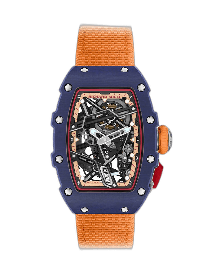 Richard Mille Automatic Winding Sport "Margot Laffite" Blue Quartz TPT RM 07-04 - BRAND NEW Skeleton Dial Timepiece [RM 07-04