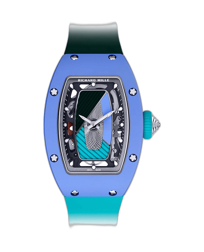 Automatic Winding Coloured Ceramics Automatic Winding Coloured Ceramic Pastel Blue RM 07-01 - BRAND NEW Richard Mille Ref. RM 07-01