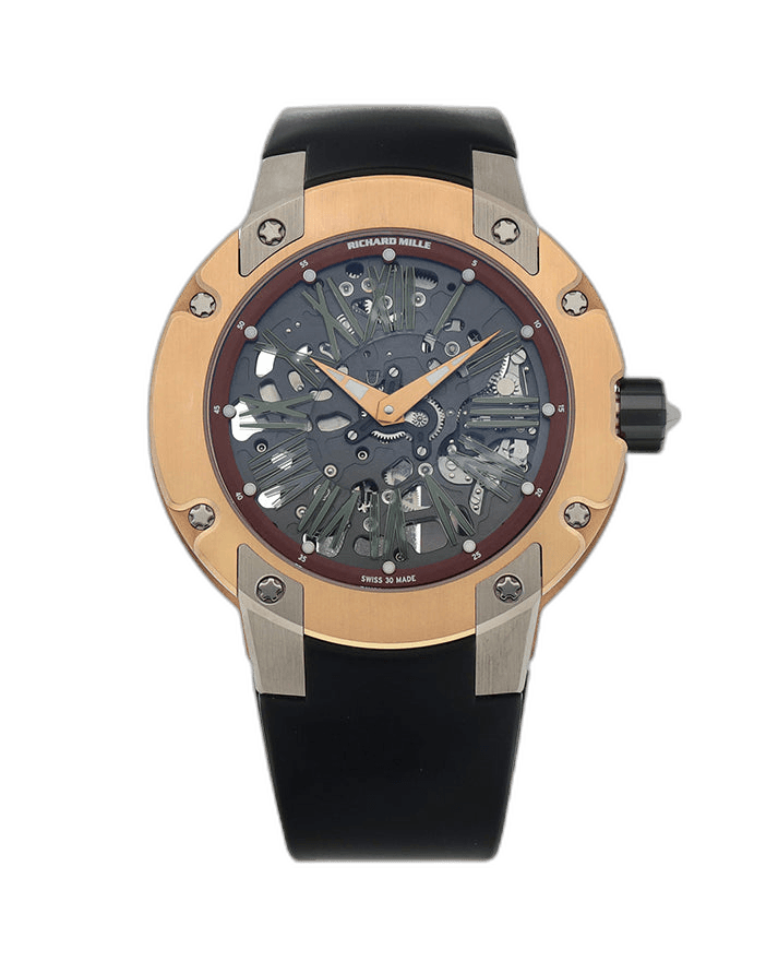 Automatic Winding Extra Flat Rose Gold RM 033 - BRAND NEW 45.7mm Skeleton Dial · Richard Mille RM 033