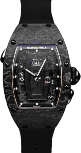 Richard Mille Automatic Winding Carbone TPT Black | RM037 (4) Skeleton Dial Timepiece [RM 037