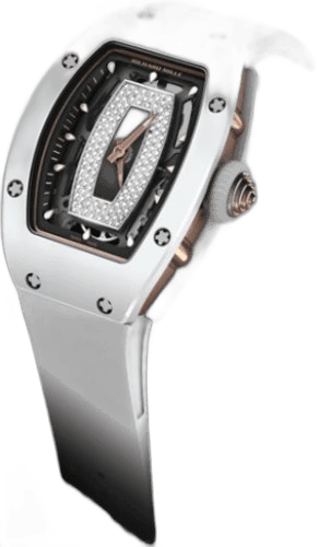 Richard Mille Automatic Winding White Ceramic Diamond Bezel Diamond Jasper Mother of Pearl Dial | RM07-01 (17) Watch Ref. RM07-01