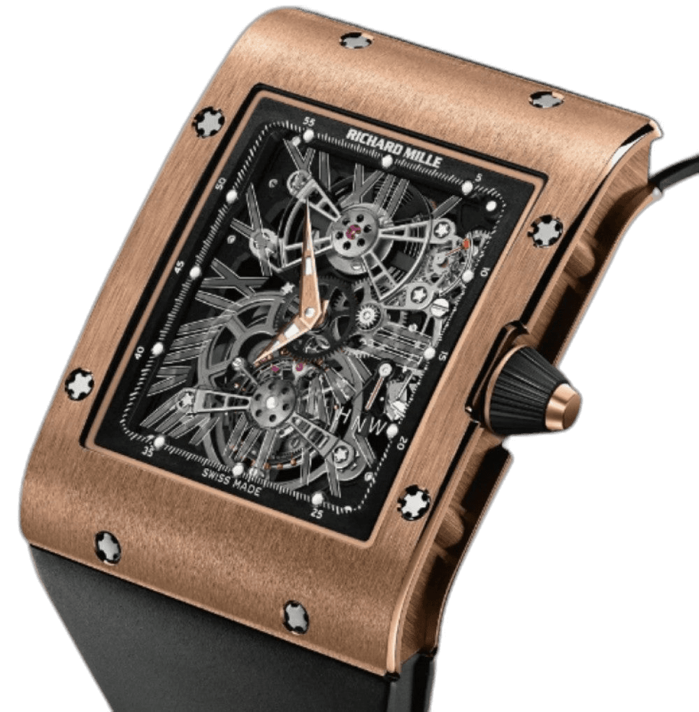Richard Mille Manual Winding Tourbillon Extra Flat Red Gold RM 017 - BRAND NEW Skeleton Dial Ref. RM 017