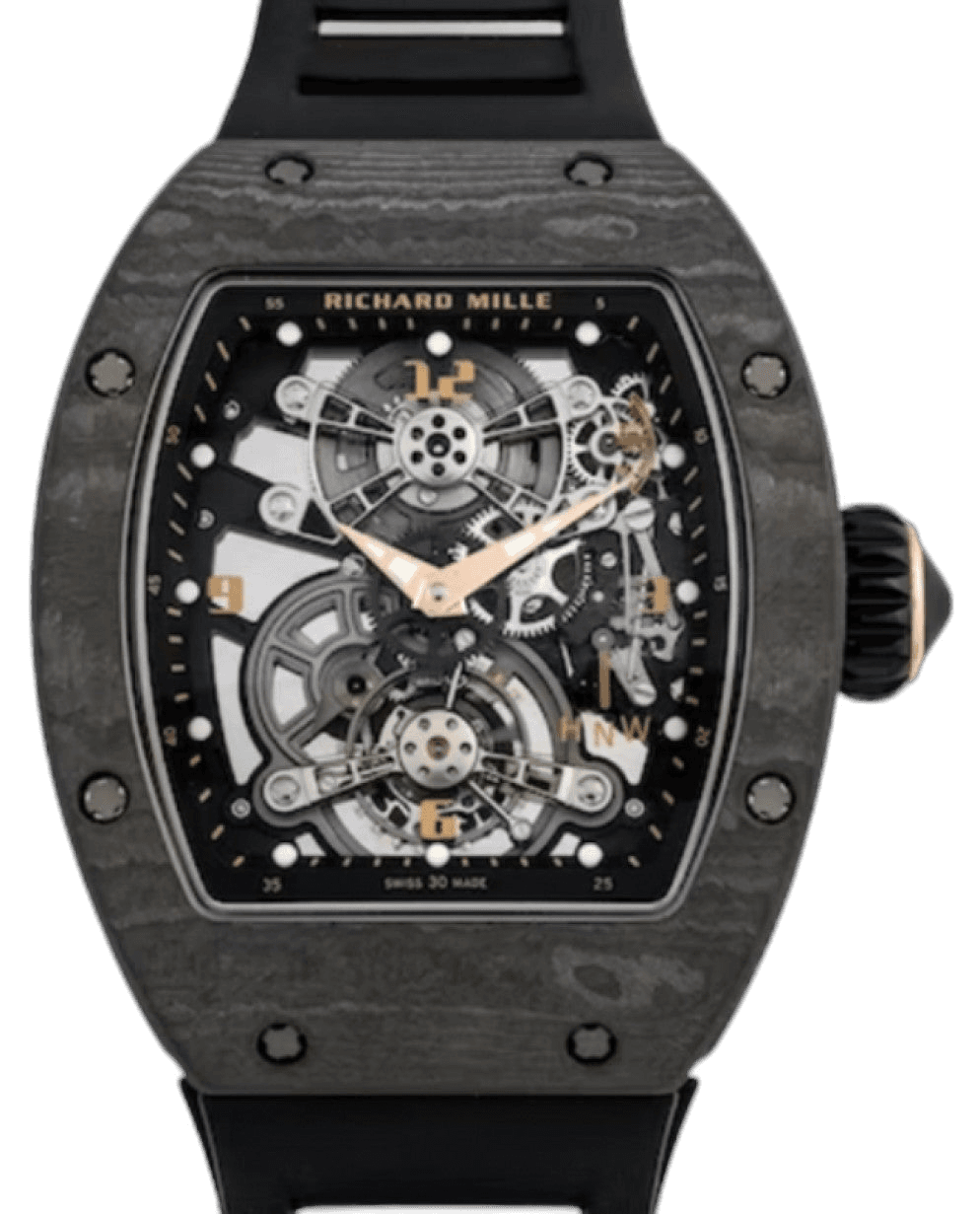Manual Winding Tourbillon Limited Edition Manual Winding Tourbillon Carbon TPT RM 17-01 - BRAND NEW Skeleton Dial — Richard Mille Ref. RM 17-01