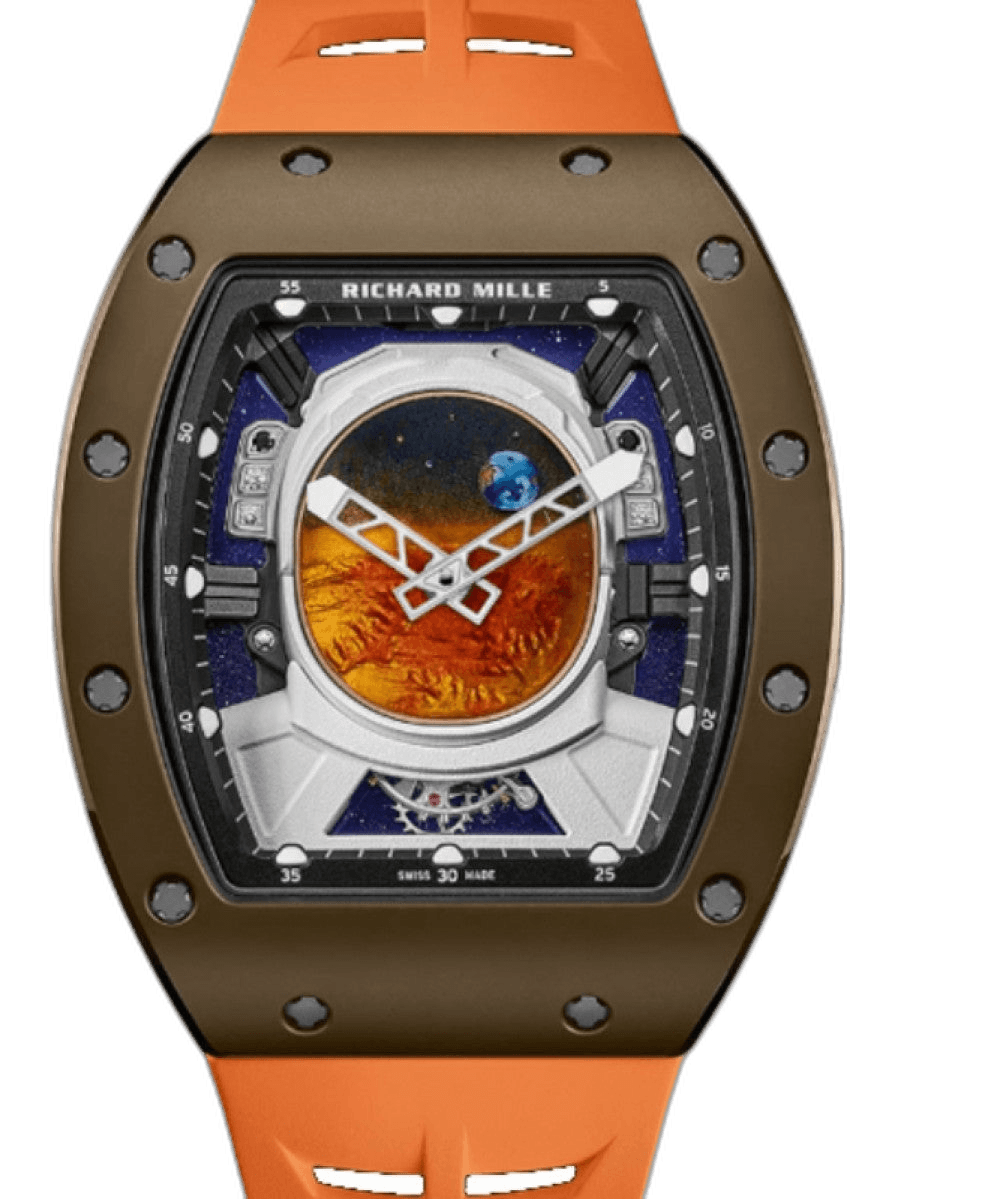 Manual Winding Tourbillon Pharrell Williams Cermet/Carbon TPT RM 52-05 - BRAND NEW by Richard Mille — RM 52-02