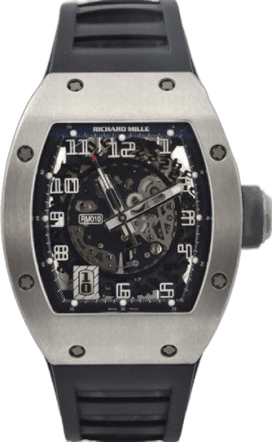 Richard Mille RM 10 White Gold Openworked Dial 48mm | RM010 (1) Titanium Watch Ref. RM010