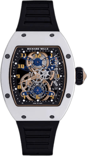 Richard Mille RM 17 Chronograph Manual Winding Tourbillon ATZ Ceramic White 48mm Openworked Dial | RM17-02 (2) 48.15 mm x 40.1 mm Timepiece [RM17-02