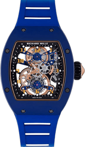 RM 17 Chronograph Manual Winding Tourbillon TZP Ceramic Blue 48mm Openworked Dial | RM17-02 (1) 48.15 mm x 40.1 mm Richard Mille Ref. RM17-02