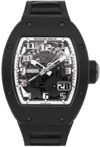 Richard Mille RM 29 St. Tropez TZP 48mm Openworked Dial - RM29 Black Ceramic Timepiece [RM29