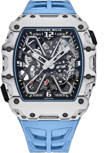 Richard Mille RM 35 Rafael Nadal Automatic Winding Carbon Fibre Quartz 50mm Openworked Dial | RM35-03 (1) 49.94mm x 16.23mm Ref. RM35-03