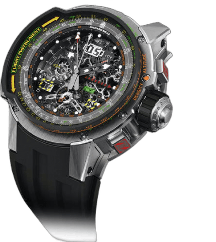 Richard Mille RM 39 Manual Winding Tourbillon Chronograph Aviation Open-Worked Dial | RM39 Titanium Openworked Dial (RM39