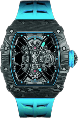Richard Mille 50mm x 40mm Carbon RM 53 Tourbillon Pablo Mac Donough Openworked Dial | RM53-01 Watch Ref. RM53