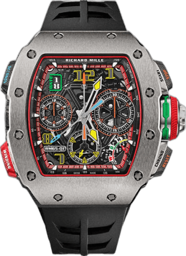 RM 65 Automatic Winding Titanium Split Chronograph Openworked Dial | RM65-01 (3) · Richard Mille — RM65-01