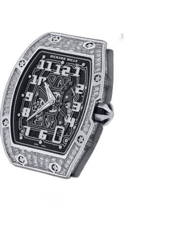 RM 67 Medium Set Factory Diamonds 40mm Openworked Dial | RM67-01 Titanium by Richard Mille — RM67-01